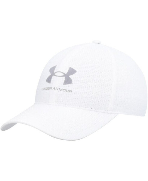 Men's White Performance Adjustable Hat