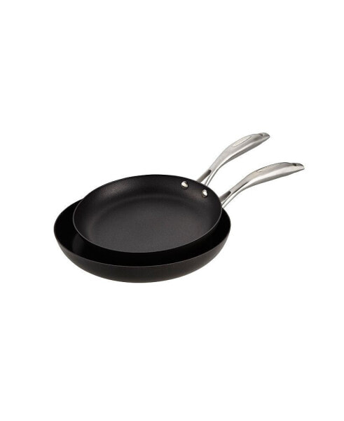 ProIQ 9.5" and 11" Induction Suitable Nonstick 2-Piece Frypan Set, Black