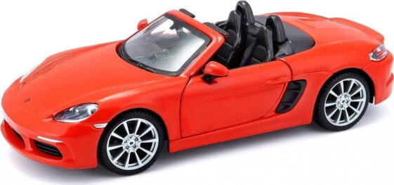 Модель автомобиля Porsche 718 Boxster Orange 1:24 Bburago