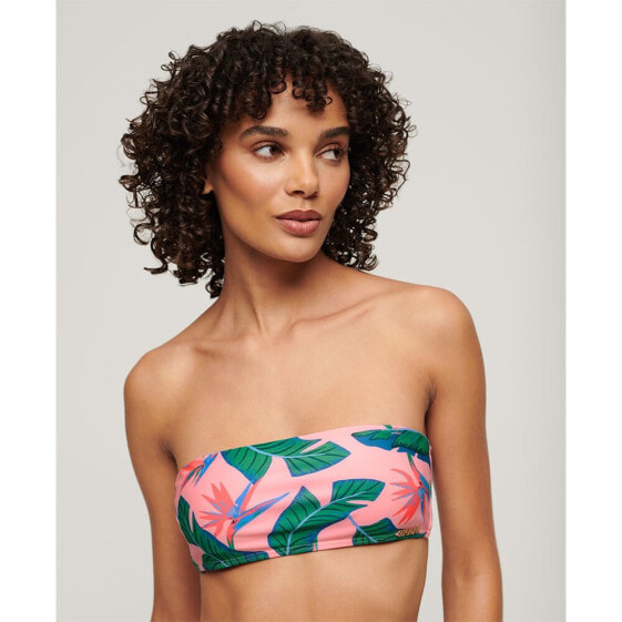 SUPERDRY Tropical Bandeau Bikini Top