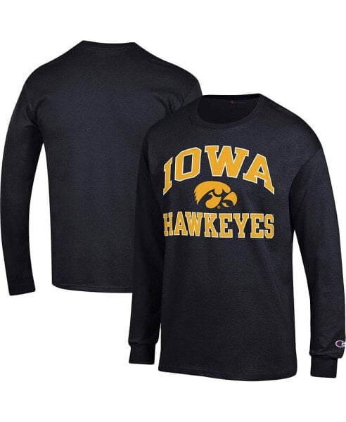 Men's Black Iowa Hawkeyes High Motor Long Sleeve T-shirt