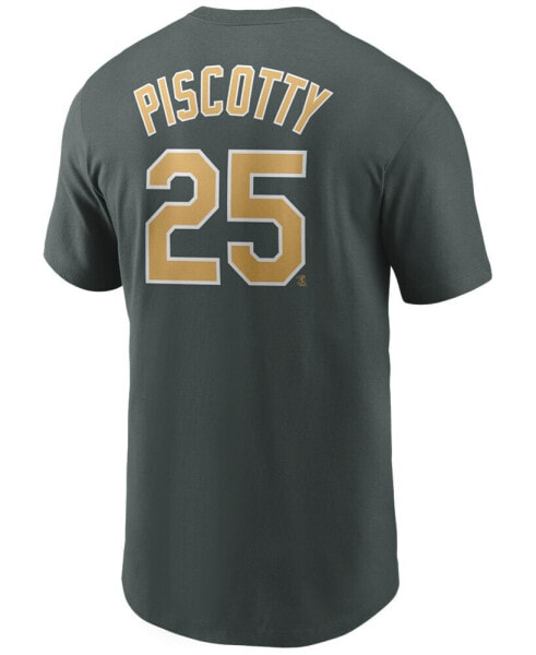 Men's Stephen Piscotty Oakland Athletics Name and Number Player T-Shirt