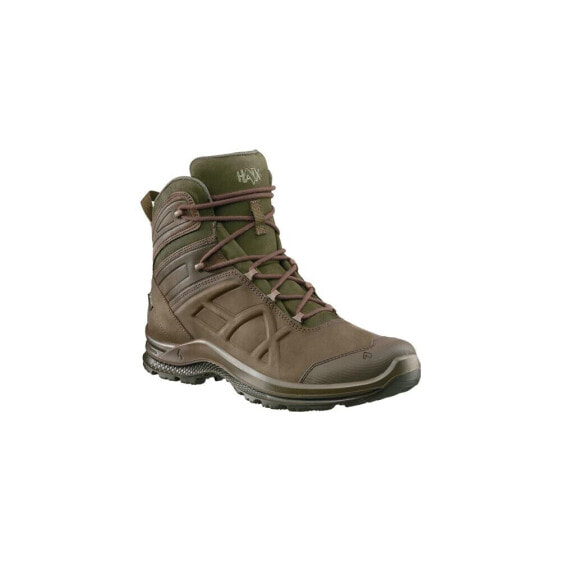 Haix Trekkingstiefel BE Nature GTX mid Größe 9,5 (44) braun/grün Nubukleder