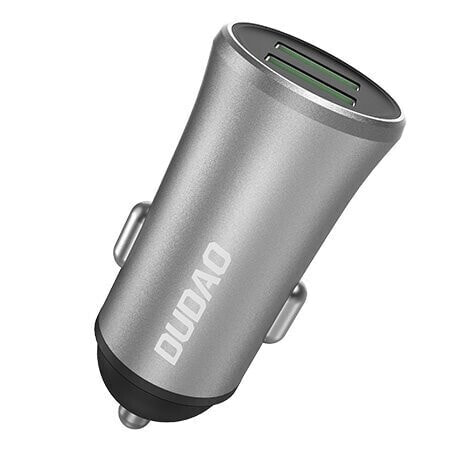 Автомобильное зарядное устройство смартфона DUDAO R6S 2x USB 3.4A серебряный