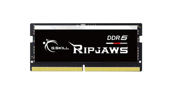 G.Skill Ripjaws F5-4800S3838A32GX1-RS - 32 GB - 1 x 32 GB - DDR5 - 4800 MHz - 262-pin SO-DIMM
