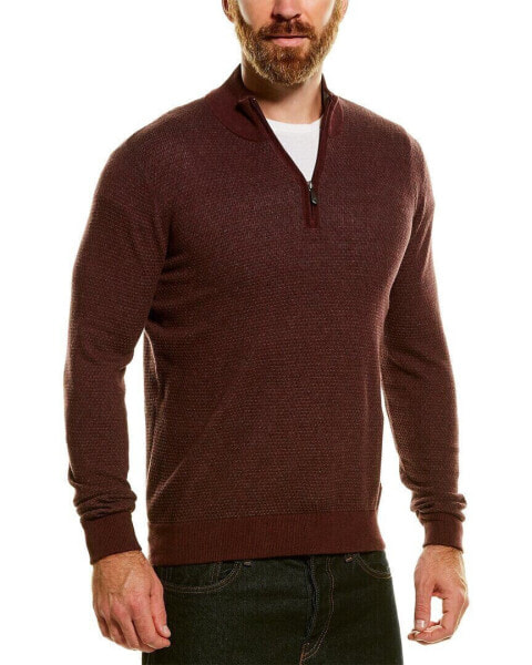 Raffi 1/4-Zip Mock Neck Sweater Men's