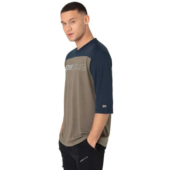 SUPER.NATURAL Contrast 3/4 sleeve T-shirt