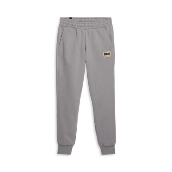 Puma Full Length Sweatpants Mens Grey Casual Athletic Bottoms 67725102