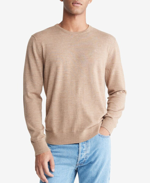 Men's Extra Fine Merino Wool Blend Sweater