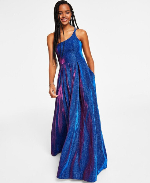 Вечернее платье с блестками B Darlin, с открытой спиной, созданное для магазина Macy's