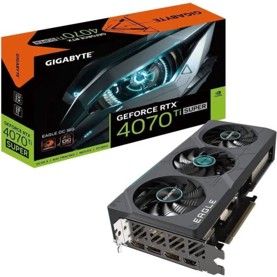 GIGABYTE Grafikkarte GeForce RTX 4070 Ti SUPER EAGLE OC 16G