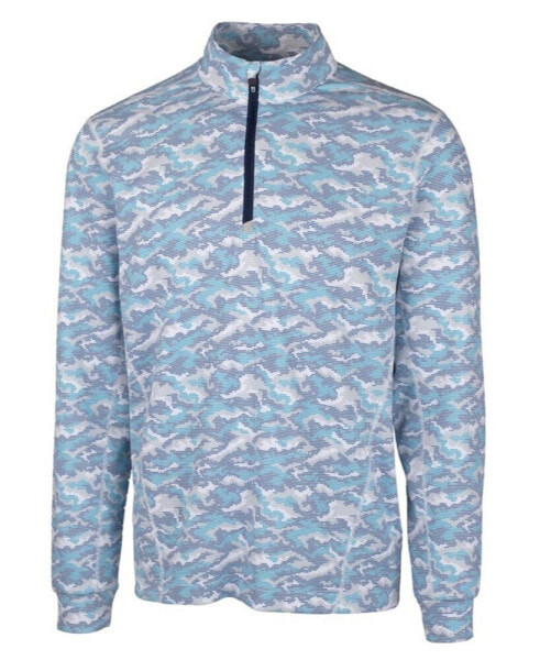 Men's Traverse Camo Print Half Zip T-Shirt