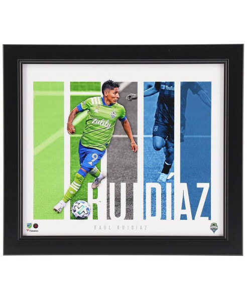 Raul Ruidiaz Seattle Sounders FC Framed 15" x 17" Player Panel Collage
