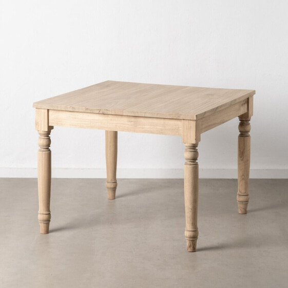 Обеденный стол 100 x 100 x 77 cm Натуральный древесина кипариса