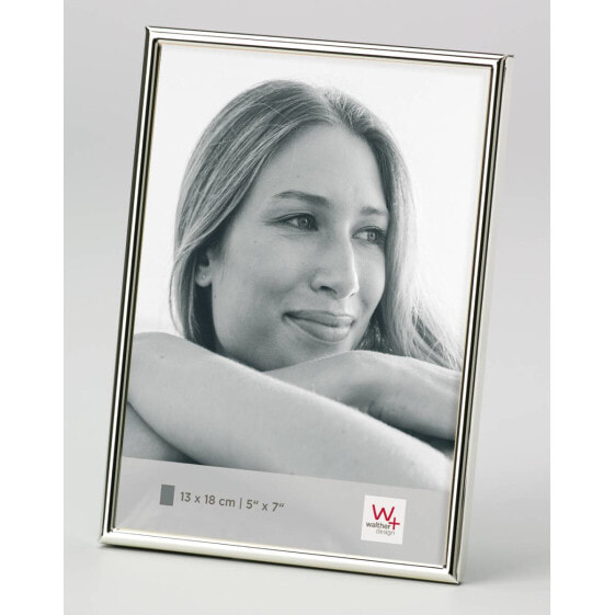 walther design WD318S - Silver - Single picture frame - 13 x 18 cm - Rectangular - Portrait - 133 mm