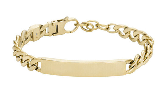 Modern gold-plated steel bracelet JF04465710