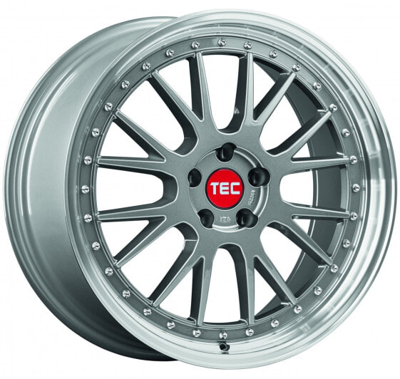 Колесный диск литой TEC Speedwheels GT EVO titan-polished-lip 8x18 ET35 - LK5/114.3 ML72.5