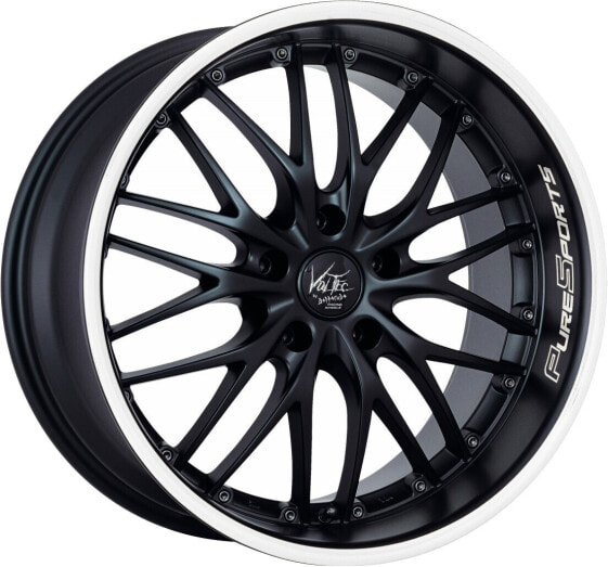 Колесный диск литой Barracuda Voltec T6 mattblack PureSports / Color Trim weiss - DS3 8x18 ET35 - LK5/120 ML72.6