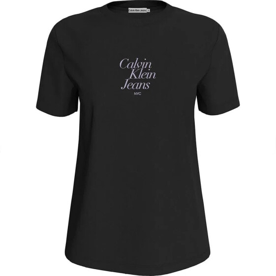 CALVIN KLEIN JEANS Font Graphic short sleeve T-shirt