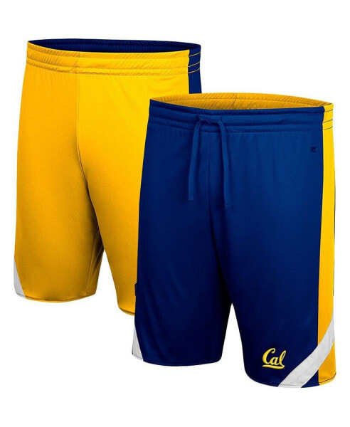 Men's Navy, Gold Cal Bears Am I Wrong Reversible Shorts