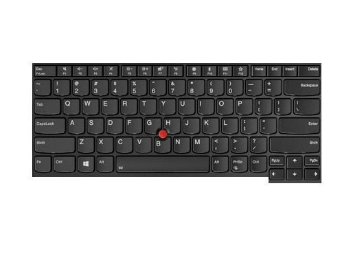 Lenovo ThinkPad T470 - Keyboard - AZERTY - Black
