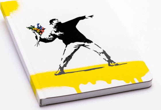 Pininfarina Segno Notes PININFARINA Banksy, 14x21 cm, 128 stron, flower