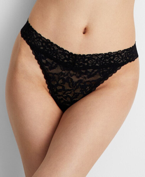 Women's Lace Thong Underwear, Created for Macy's