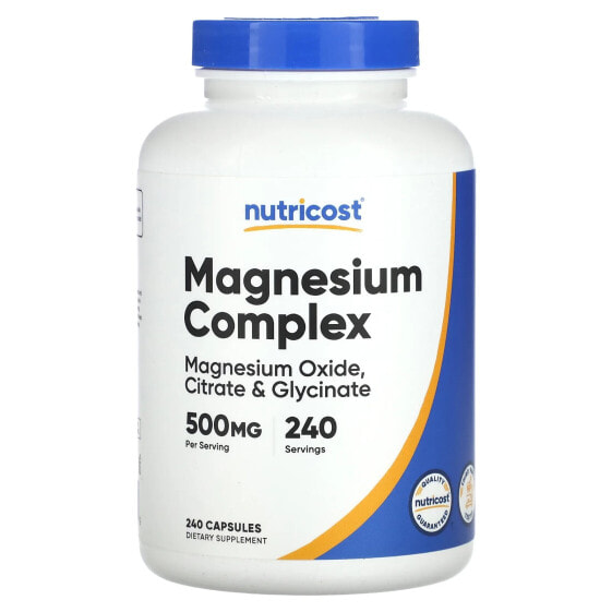 Магний Nutricost 500 мг, 240 капсулами