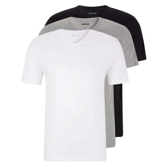 BOSS Classic Short Sleeve V Neck Base Layer 3 Units