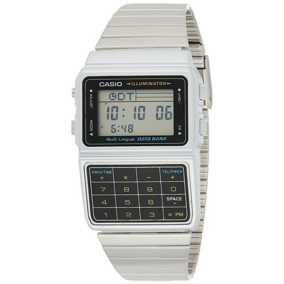 Часы унисекс Casio DATABANK CALCULATOR STEEL - MATT CASE Серый