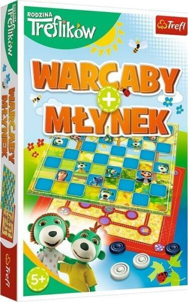 Логическая настольная игра Trefl Warcaby Młynek