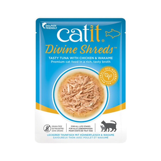 CATIT Divine Shreds tuna with seabream & wakame