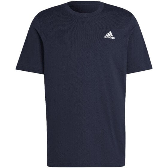 Футболка мужская Adidas Essentials с вышивкой маленького логотипа HY3404