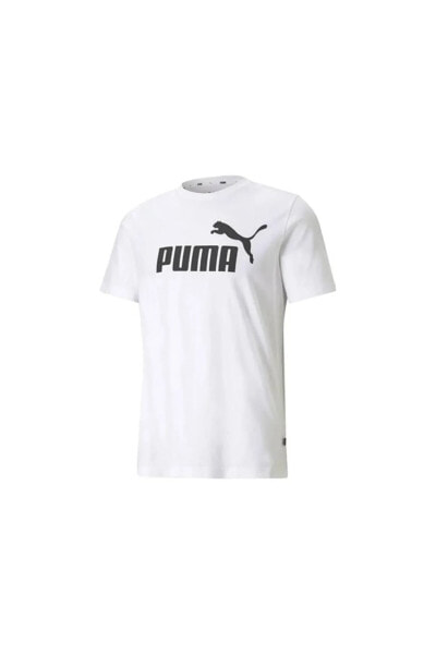 Футболка PUMA Ess Logo Tee - Белая
