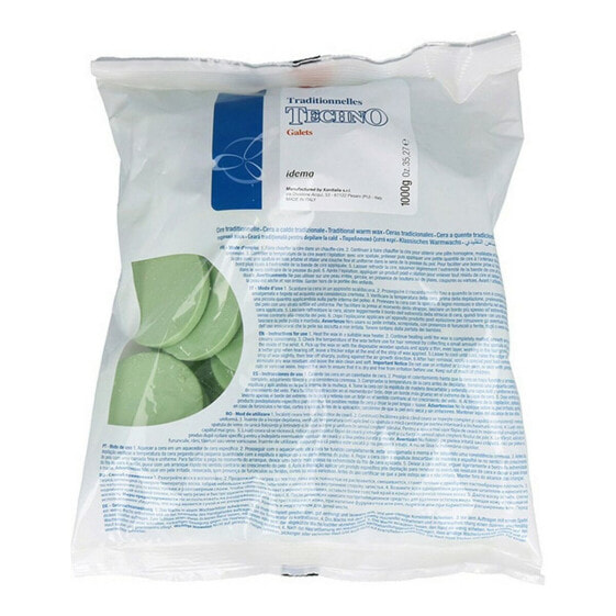 Восковой диск для удаления волос на теле Idema Зеленый чай 1 кг