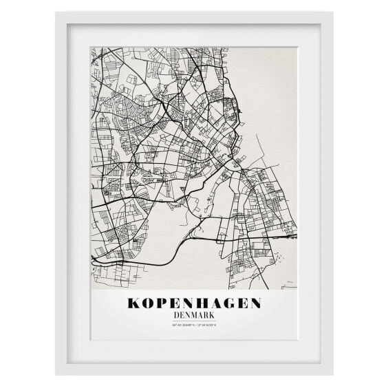 Bild Stadtplan Kopenhagen II