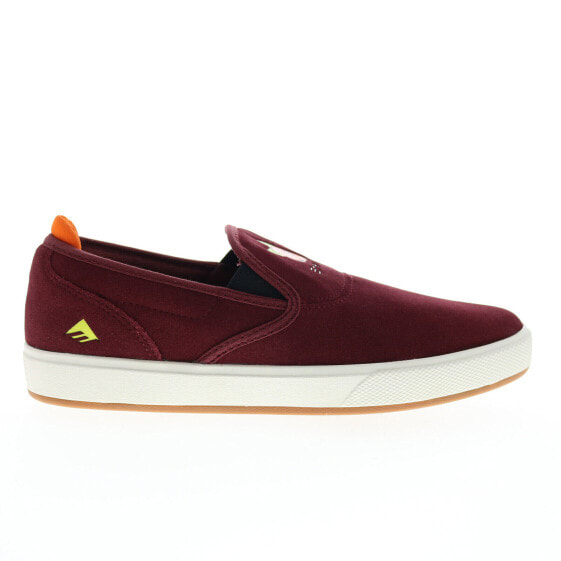 Emerica Wino G6 Slip Cup X OJ Mens Burgundy Skate Inspired Sneakers Shoes 8