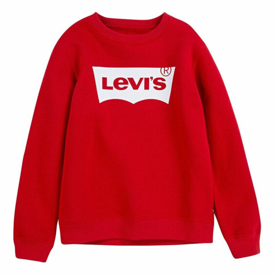 Толстовка без капюшона детская Levi's Batwing Crewneck Красный