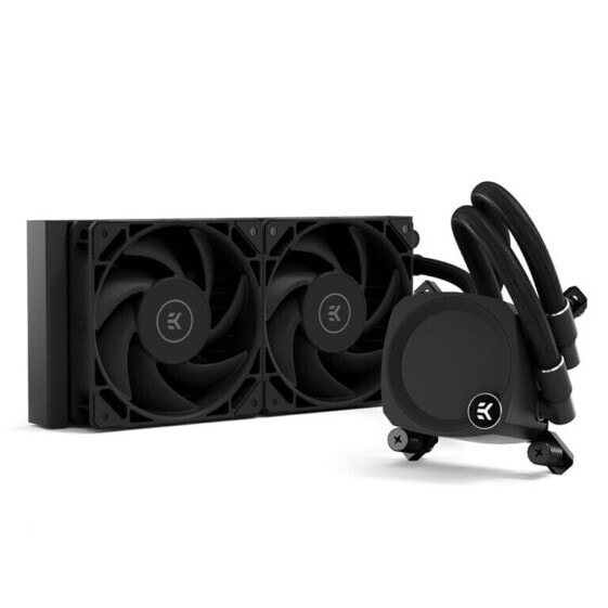 EK Water Blocks EK-Nucleus AIO CR240 Dark Komplett-Wasserkühlung - Schwarz