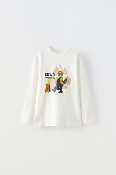 Snowboard t-shirt