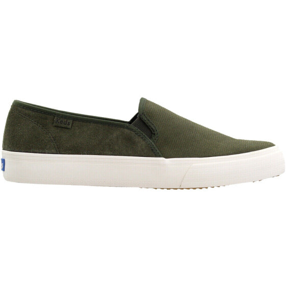 Keds Double Decker Slip On Womens Green Sneakers Casual Shoes WH61505