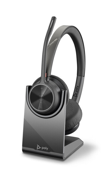 Poly BT Headset Voyager 4320 UC Stereo USB-C mit Stand - Headset - Stereo