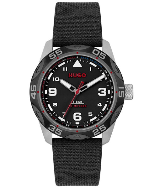 Часы Hugo Boss Trek Quartz Woven Black 42mm