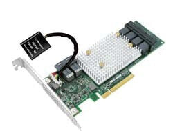 Microchip Technology SmartRAID 3154-24i - SAS - PCI Express x8 - 0 - 1 - 5 - 6 - 10 - 50 - 60 - 12 Gbit/s - 4096 MB - DDR4