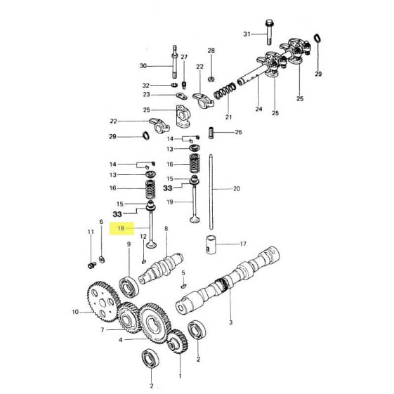 VETUS M3/M4 Intake Valve