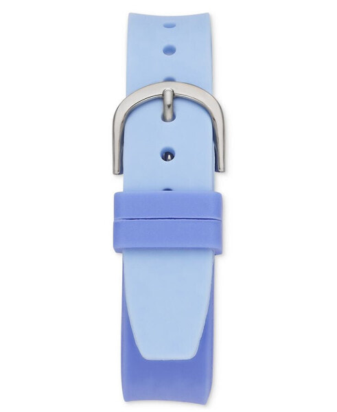 Women's Silicone Strap Watch 38mm Set, Created for Macy's