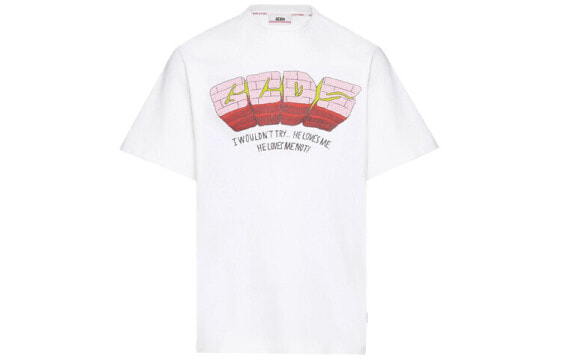 GCDS FW21 T SS21M020068-01 Graphic Print T-Shirt