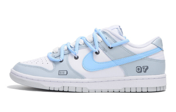 【定制球鞋】 Nike Dunk Low 解构 电玩 高街 低帮 板鞋 男款 灰蓝 / Кроссовки Nike Dunk Low DV0831-101