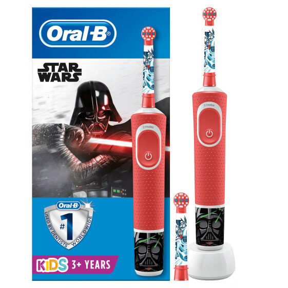 Электрическая зубная щетка Oral B Star Wars - Child - Sensitive - Red - 2 min