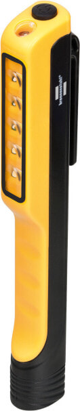 Brennenstuhl 1175990010 - Hand flashlight - Black,Yellow - Plastic - Buttons - IP20 - LED